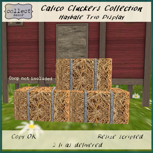 Calico Cluckers - Hay Bale Trio - { collect }