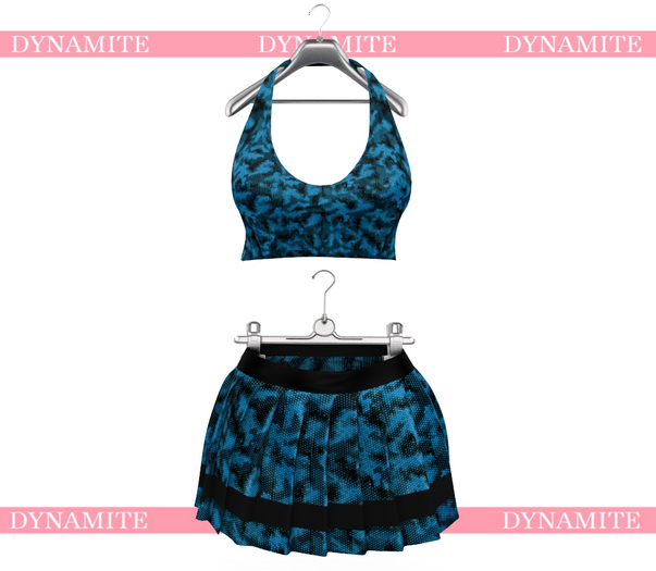 Cyber Skirt Top Outfit Belleza Isis