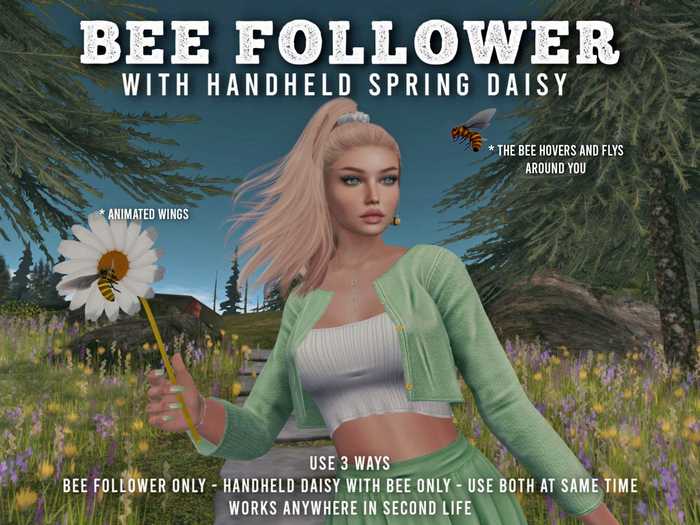[WAG] Bee follower w Handheld Daisy