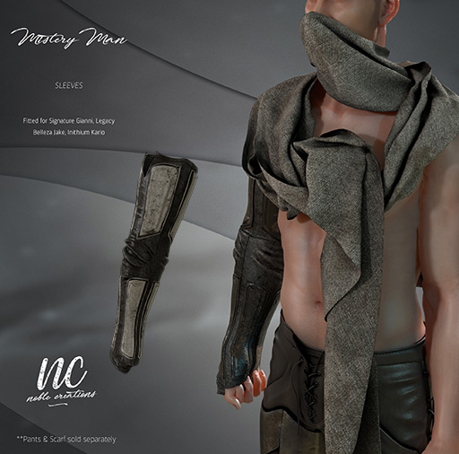 [NC] - Mistery Man v.2 - Sleeves (White&Black)