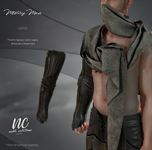 [NC] - Mistery Man v.2 - Sleeves (Total Black)