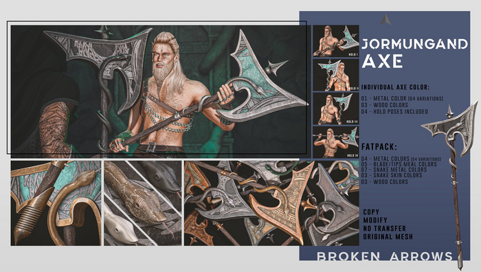 BROKEN ARROWS - Jormungand Axe - FATPACK