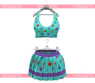 Monsters Skirt Top Outfit Belleza Freya