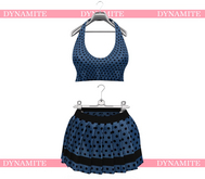 Polka Skirt Top Outfit Belleza Freya