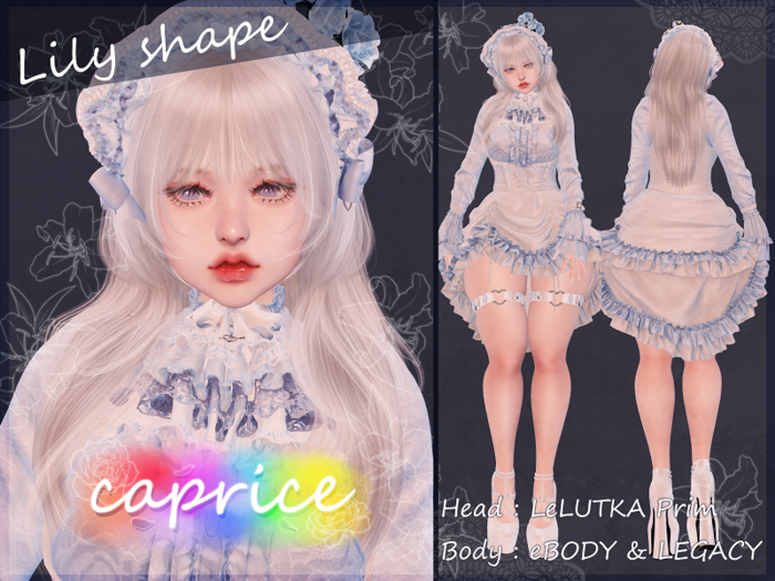 [:caprice:] Lily shape (LeLUTKA Prim Head)
