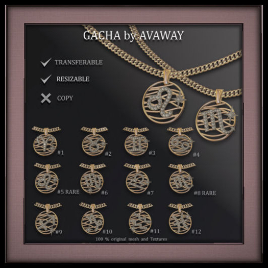 *AvaWay* ZODIAC SIGNS_Ring #5_Leo_M  RARE