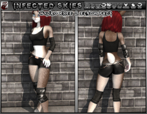 *IS* Hydro Knee & Elbow Pads Furry Black  
