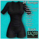 [R39] SP Romper-Black