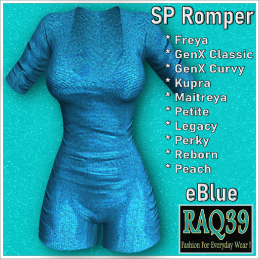 [R39] SP Romper-eBlue