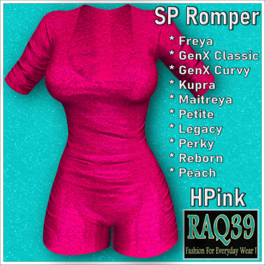 [R39] SP Romper-HPink