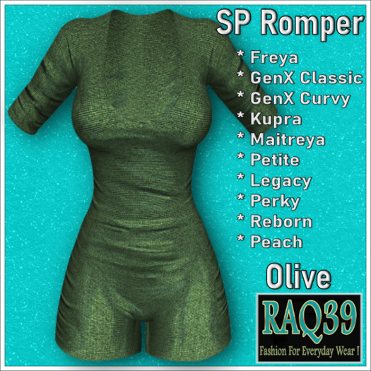 [R39] SP Romper-Olive