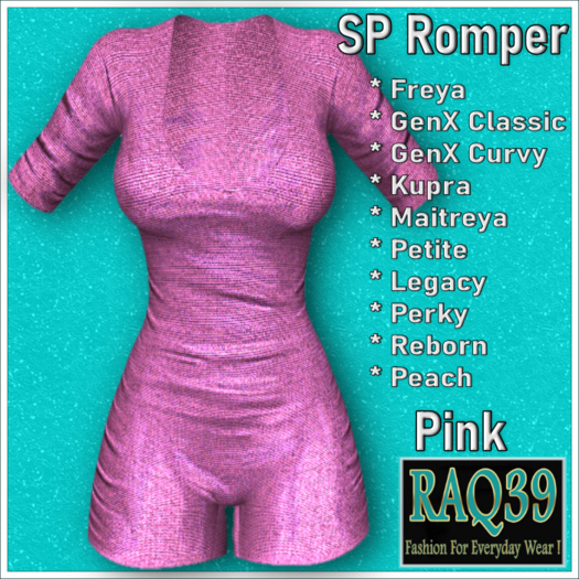 [R39] SP Romper-Pink