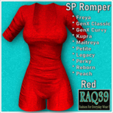 [R39] SP Romper-Red