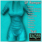 [R39] SP Romper-Teal