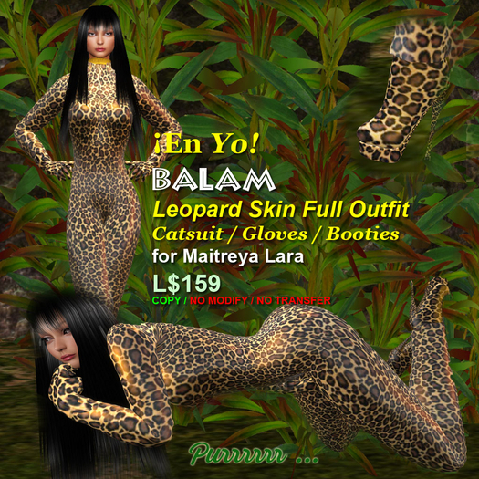 En YO! BALAM Leopard Skin Full Outfit Maiteya Lara