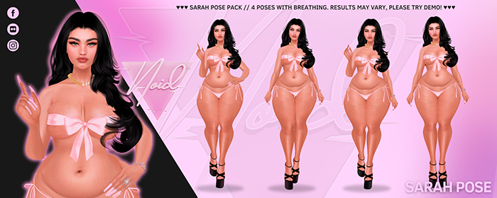 -NOID- Sarah pose pack