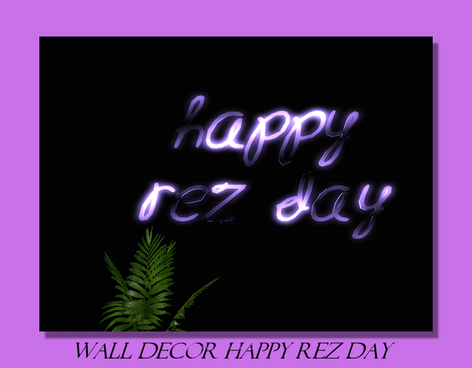 Wall Decor Happy Rez Day