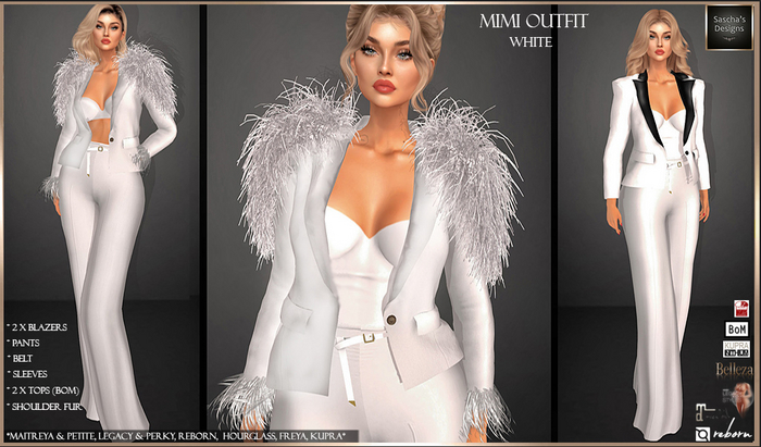 SAS - Mimi White Outfit (MB)    