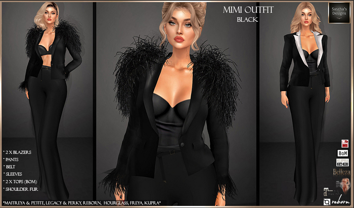 SAS - Mimi Black Outfit (MB)     