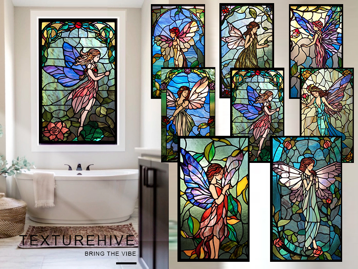 Stained Glass Window Fairys - FULL PERM PACK