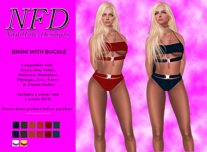 [NFD] Ladies Bikini with Buckle