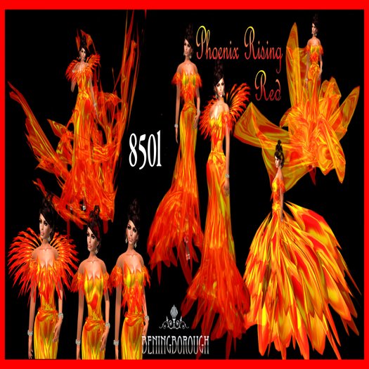 HOUSE OF BENINGBOROUGH -  Phoenix Rising - Red Flame