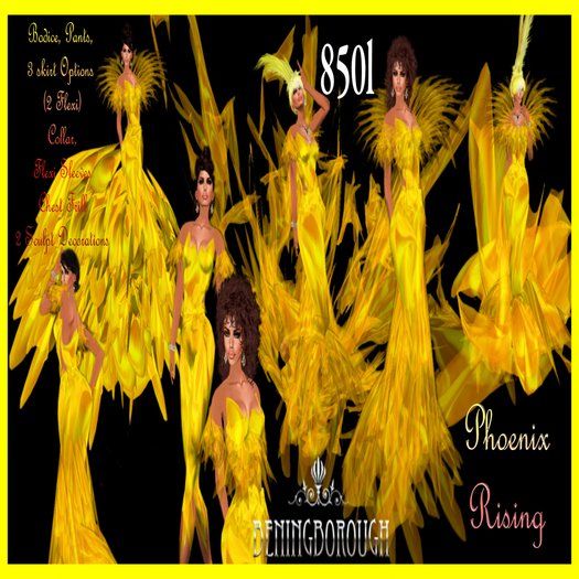 HOUSE OF BENINGBOROUGH -  Phoenix Rising - Yellow