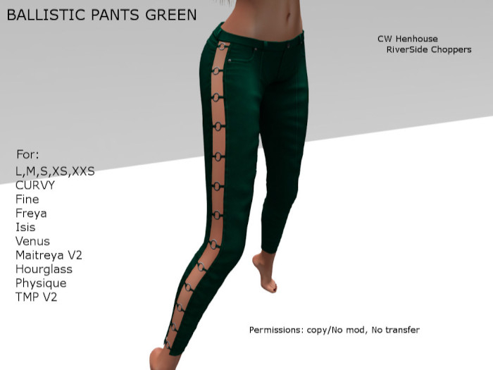 [CW] -BALLISTIC PANTS GREEN -BOX