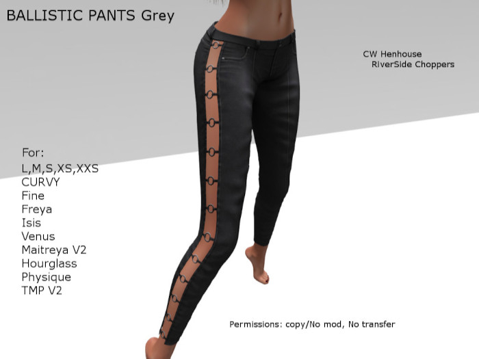 [CW] -BALLISTIC PANTS Grey -BOX