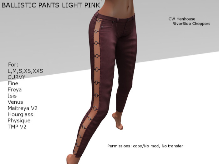 [CW] -BALLISTIC PANTS LIGHT PINK-BOX