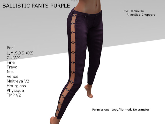 [CW] -BALLISTIC PANTS PURPLE -BOX