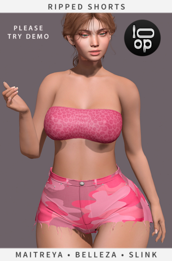 [loop] Ripped Shorts 02 Belleza/Maitreya/Slink