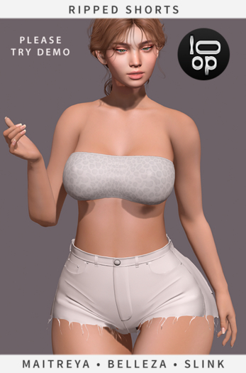 [loop] Ripped Shorts 04 Belleza/Maitreya/Slink