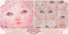 {Ribbons} Face Stickers - Bunny - EvoX {Box}