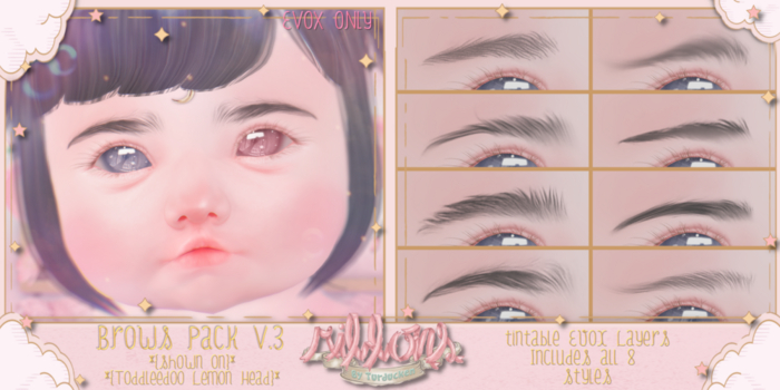 {Ribbons} Brows Pack V.3 - EvoX {Box}