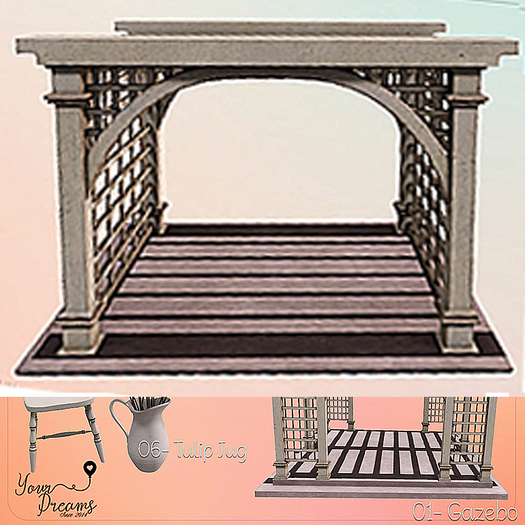 {YD} Wedding Spring Tulips - Pergola
