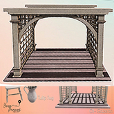 {YD} Wedding Spring Tulips - Pergola