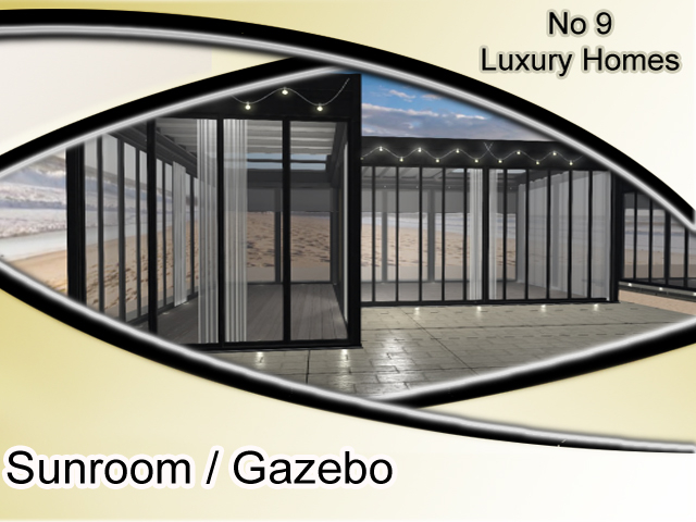 number 9 luxury homes Glass SunRoom/Gazebo