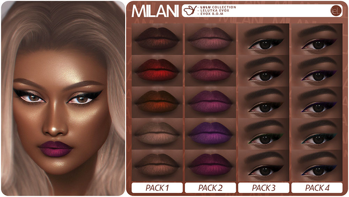 MILANI Cosmetics "Lulu" Collection (PACK 3)