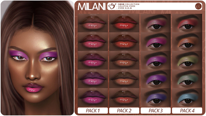 MILANI Cosmetics "Soso" Collection (PACK 1)