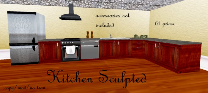 kitchen  sculpted