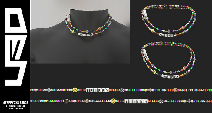4Trppy2x Beads -U3D