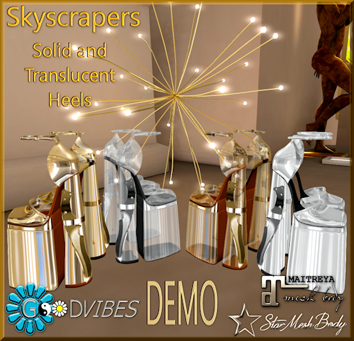 DEMO  GoodVibes Skyscraper Heels 