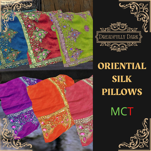 [DD] Oriental Silk Pillow Set
