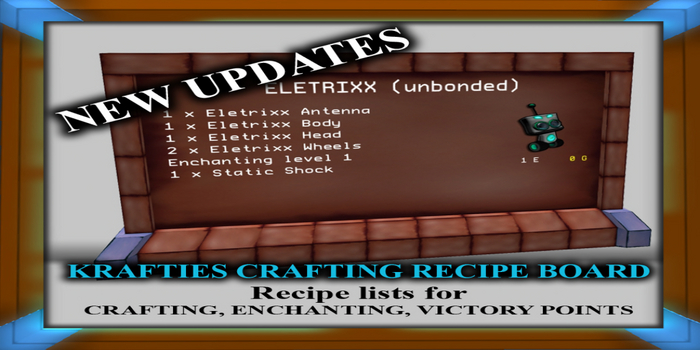 Krafties Sim Recipe wall V1.04