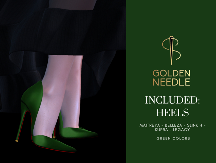 GN - Fatpack Green Heels