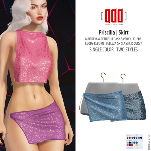 [ADD] Priscilla Skirt - Blue