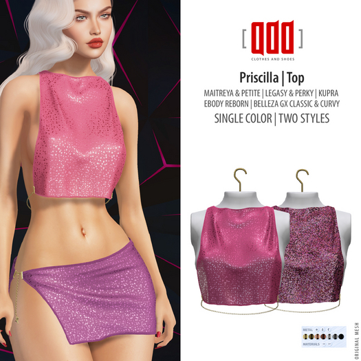 [ADD] Priscilla Top - Pink