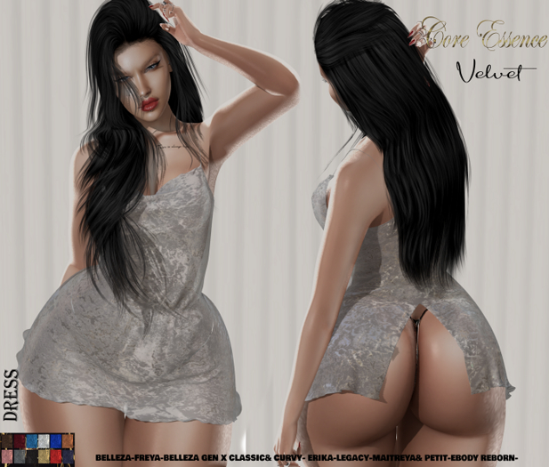 CoreEssence Dress Velvet