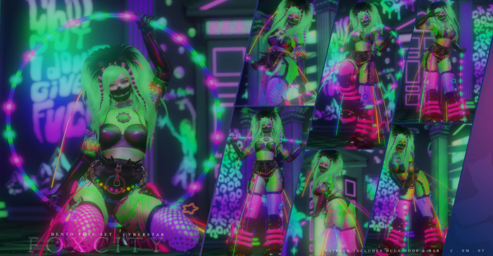 FOXCITY. Cyberstar Bento Pose Set 